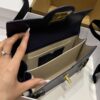 Balmain original single cowhide genuine leather  Women's Bag-23cm with original box free shipping