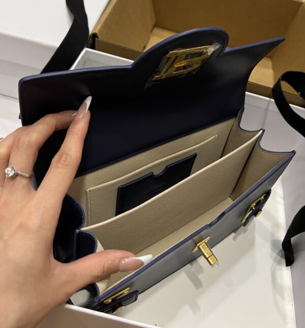 Balmain original single cowhide genuine leather  Women's Bag-23cm with original box free shipping