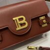 Balmain original single cowhide genuine leather  Women's Bag-23cm with original box free shipping