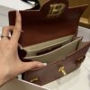 Balmain original single cowhide genuine leather  Women's Bag-23cm with original box free shipping