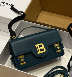 Balmain original single cowhide genuine leather  Women's Bag-23cm with original box free shipping
