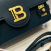 Balmain original single cowhide genuine leather  Women's Bag-23cm with original box free shipping