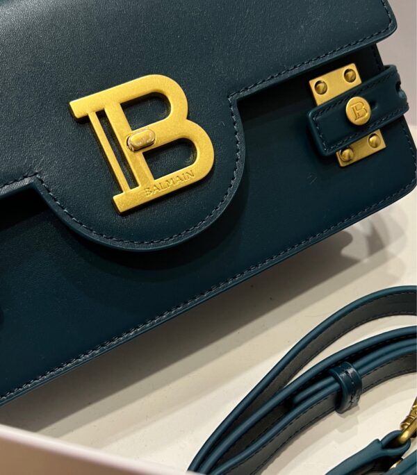Balmain original single cowhide genuine leather  Women's Bag-23cm with original box free shipping