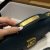 Balmain original single cowhide genuine leather  Women's Bag-23cm with original box free shipping