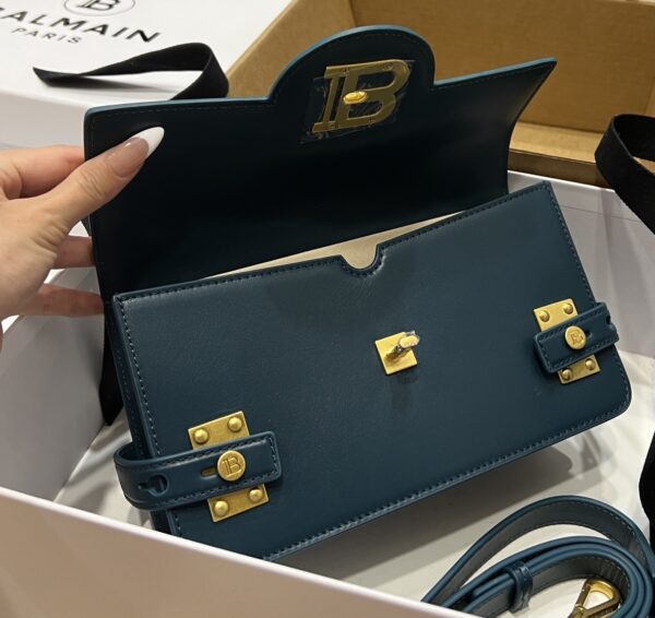 Balmain original single cowhide genuine leather  Women's Bag-23cm with original box free shipping