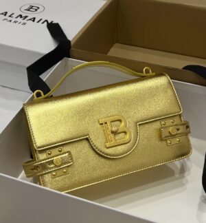 Balmain original single cowhide genuine leather  Women's Bag-23cm with original box free shipping