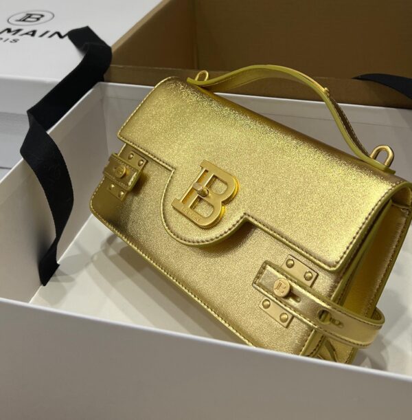 Balmain original single cowhide genuine leather  Women's Bag-23cm with original box free shipping