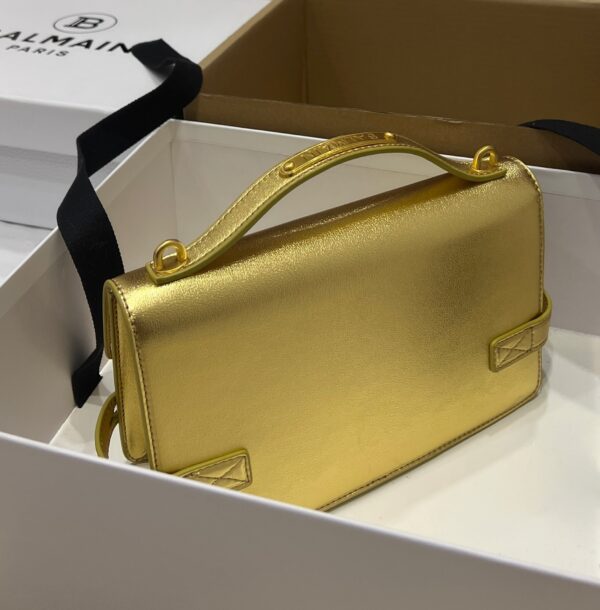 Balmain original single cowhide genuine leather  Women's Bag-23cm with original box free shipping