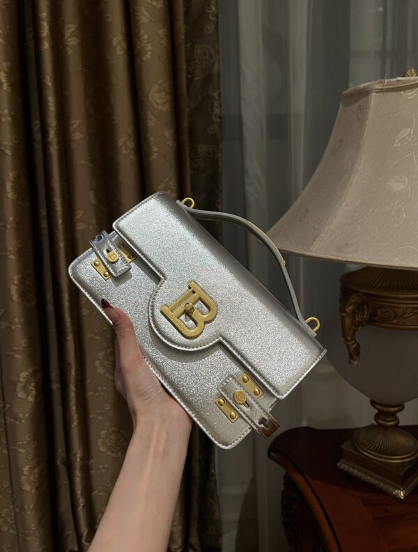 Balmain original single cowhide genuine leather  Women's Bag-23cm with original box free shipping