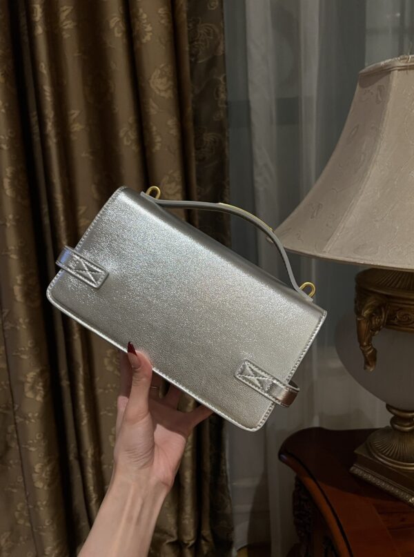 Balmain original single cowhide genuine leather  Women's Bag-23cm with original box free shipping