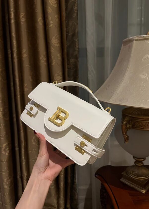 Balmain original single cowhide genuine leather  Women's Bag-23cm with original box free shipping
