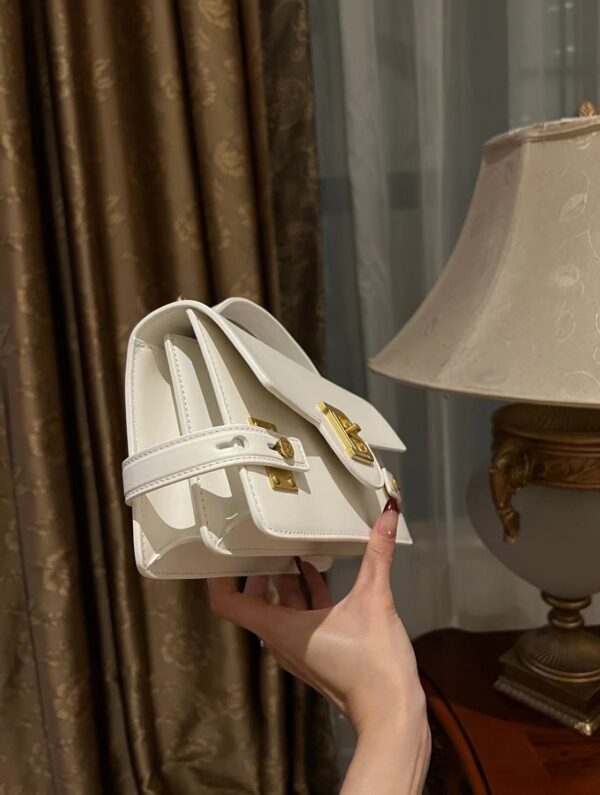 Balmain original single cowhide genuine leather  Women's Bag-23cm with original box free shipping