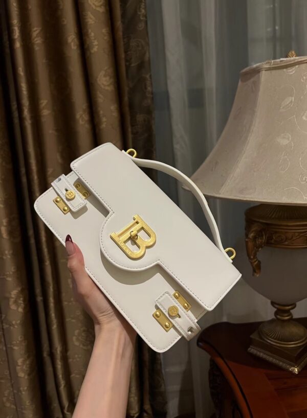 Balmain original single cowhide genuine leather  Women's Bag-23cm with original box free shipping
