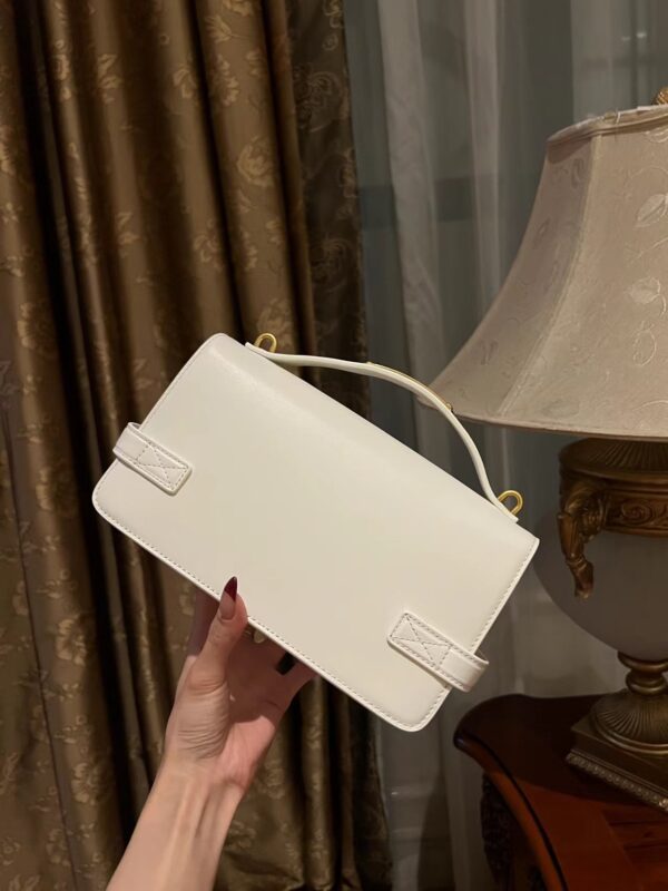Balmain original single cowhide genuine leather  Women's Bag-23cm with original box free shipping