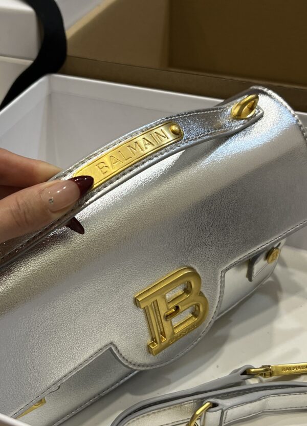 Balmain original single cowhide genuine leather  Women's Bag-23cm with original box free shipping