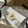 Balmain original single cowhide genuine leather  Women's Bag-23cm with original box free shipping