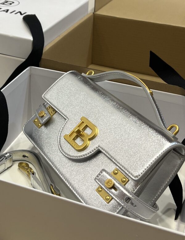Balmain original single cowhide genuine leather  Women's Bag-23cm with original box free shipping