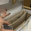 Balmain original single cowhide genuine leather  Women's Bag-23cm with original box free shipping