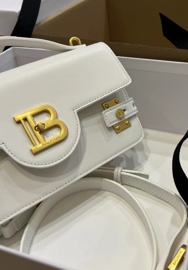 Balmain original single cowhide genuine leather  Women's Bag-23cm with original box free shipping