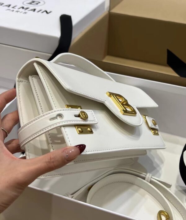 Balmain original single cowhide genuine leather  Women's Bag-23cm with original box free shipping