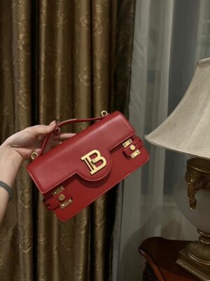 Balmain original single cowhide genuine leather  Women's Bag-23cm with original box free shipping