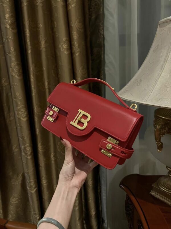 Balmain original single cowhide genuine leather  Women's Bag-23cm with original box free shipping
