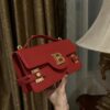 Balmain original single cowhide genuine leather  Women's Bag-23cm with original box free shipping