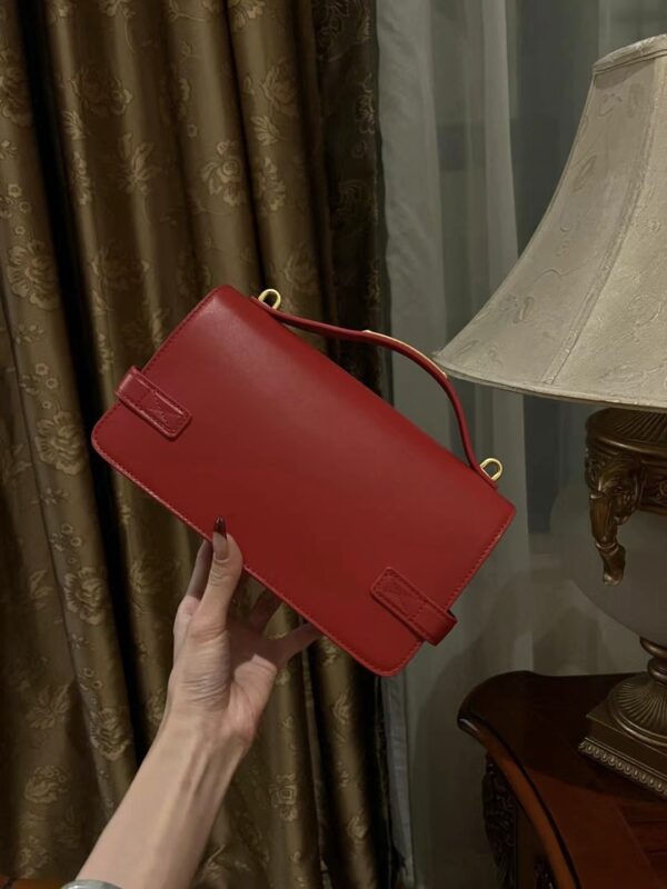 Balmain original single cowhide genuine leather  Women's Bag-23cm with original box free shipping