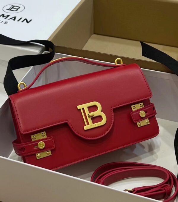 Balmain original single cowhide genuine leather  Women's Bag-23cm with original box free shipping
