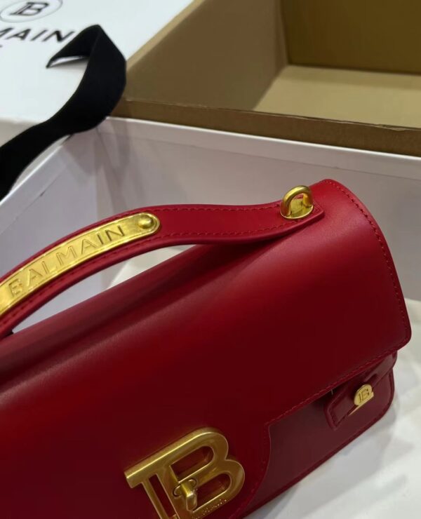 Balmain original single cowhide genuine leather  Women's Bag-23cm with original box free shipping