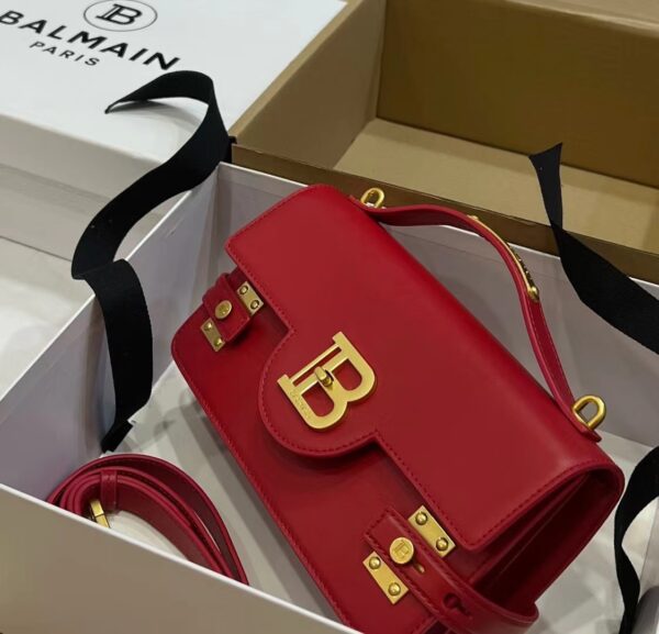 Balmain original single cowhide genuine leather  Women's Bag-23cm with original box free shipping