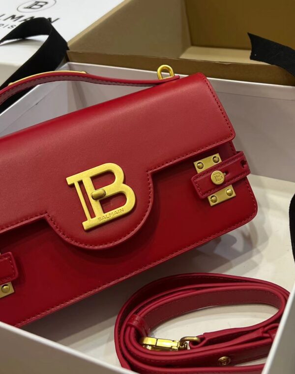 Balmain original single cowhide genuine leather  Women's Bag-23cm with original box free shipping