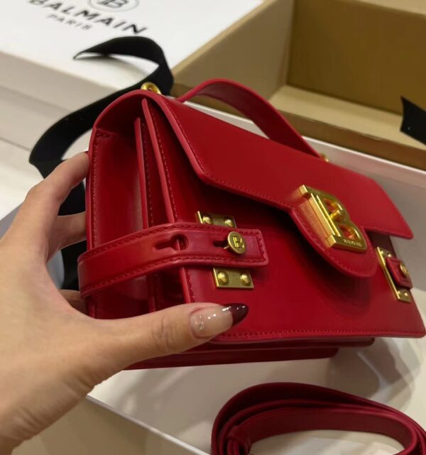 Balmain original single cowhide genuine leather  Women's Bag-23cm with original box free shipping