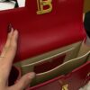 Balmain original single cowhide genuine leather  Women's Bag-23cm with original box free shipping