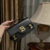 Balmain original single cowhide genuine leather  Women's Bag-23cm with original box free shipping