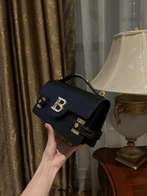 Balmain original single cowhide genuine leather  Women's Bag-23cm with original box free shipping