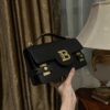 Balmain original single cowhide genuine leather  Women's Bag-23cm with original box free shipping