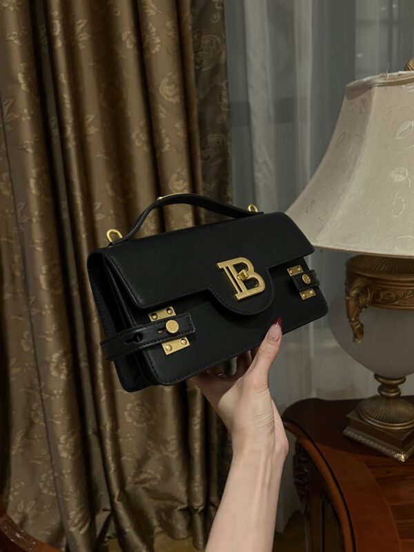 Balmain original single cowhide genuine leather  Women's Bag-23cm with original box free shipping