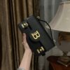 Balmain original single cowhide genuine leather  Women's Bag-23cm with original box free shipping