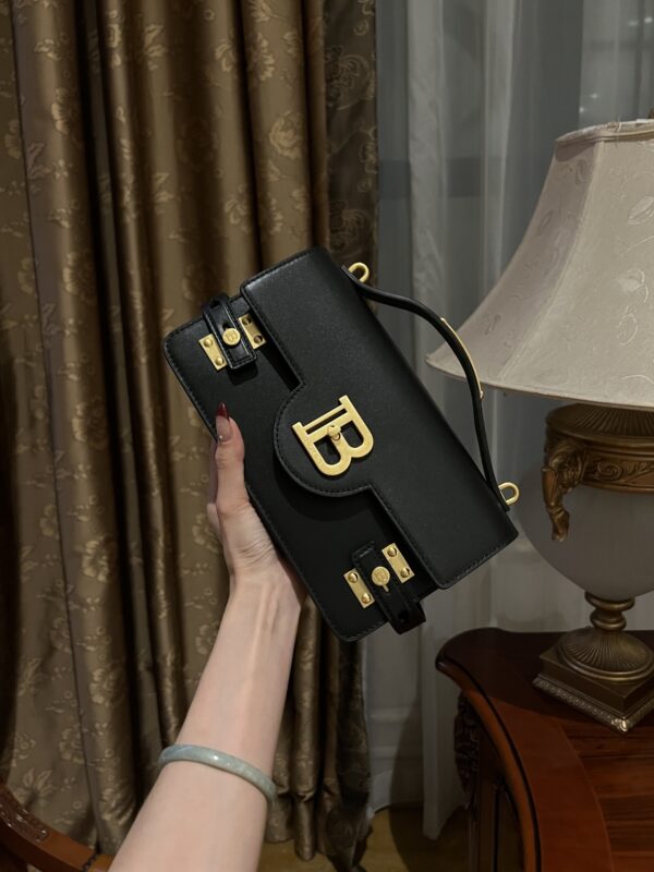 Balmain original single cowhide genuine leather  Women's Bag-23cm with original box free shipping