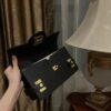 Balmain original single cowhide genuine leather  Women's Bag-23cm with original box free shipping