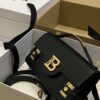 Balmain original single cowhide genuine leather  Women's Bag-23cm with original box free shipping
