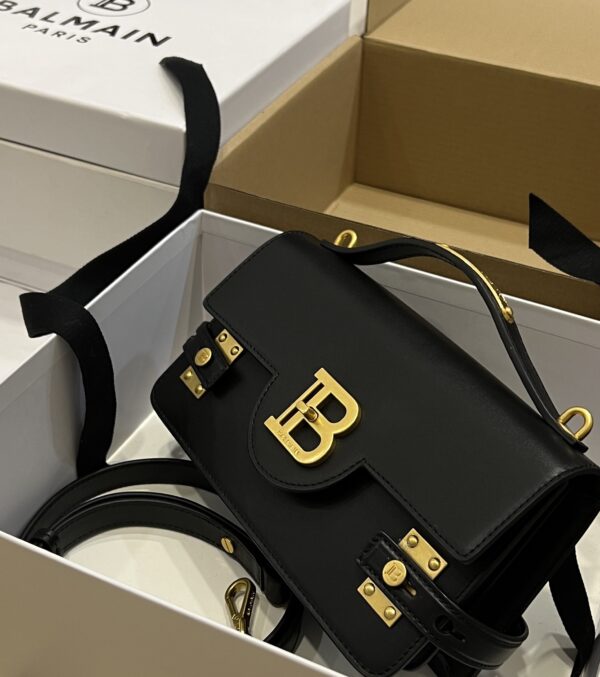 Balmain original single cowhide genuine leather  Women's Bag-23cm with original box free shipping