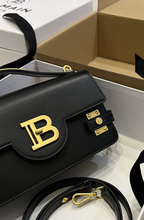 Balmain original single cowhide genuine leather  Women's Bag-23cm with original box free shipping