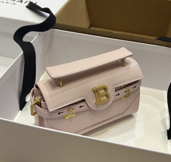 Balmain original single cowhide genuine leather  Women's Bag-19cm with original box free shipping