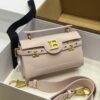 Balmain original single cowhide genuine leather  Women's Bag-19cm with original box free shipping