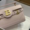Balmain original single cowhide genuine leather  Women's Bag-19cm with original box free shipping