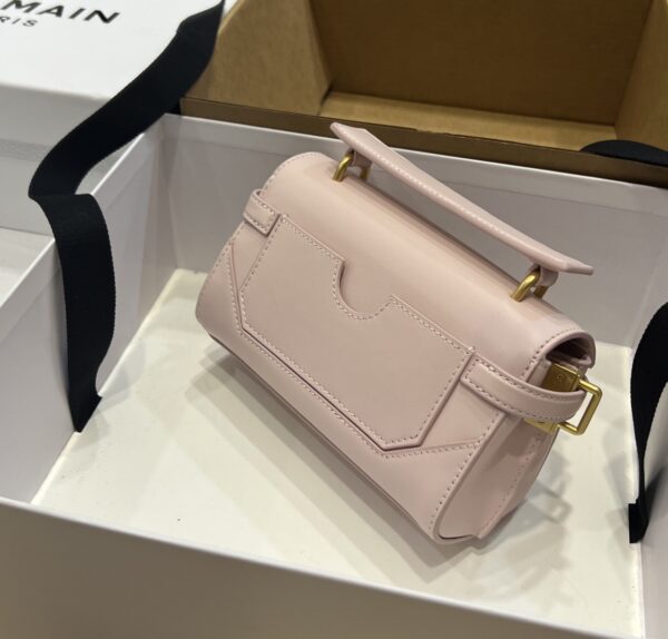 Balmain original single cowhide genuine leather  Women's Bag-19cm with original box free shipping