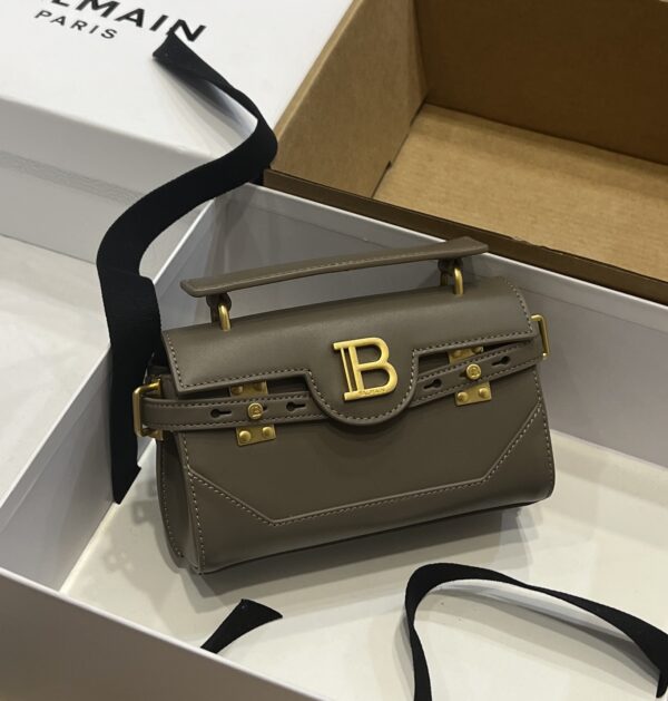 Balmain original single cowhide genuine leather  Women's Bag-19cm with original box free shipping