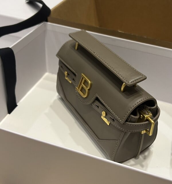 Balmain original single cowhide genuine leather  Women's Bag-19cm with original box free shipping